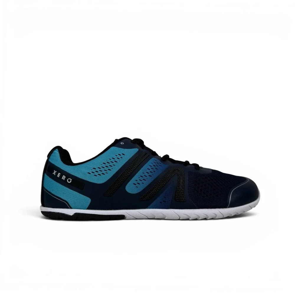 Xero Shoes HFS Men 9.5 Navy Scuba Blue Minimalist Barefoot Running Shoes NEW